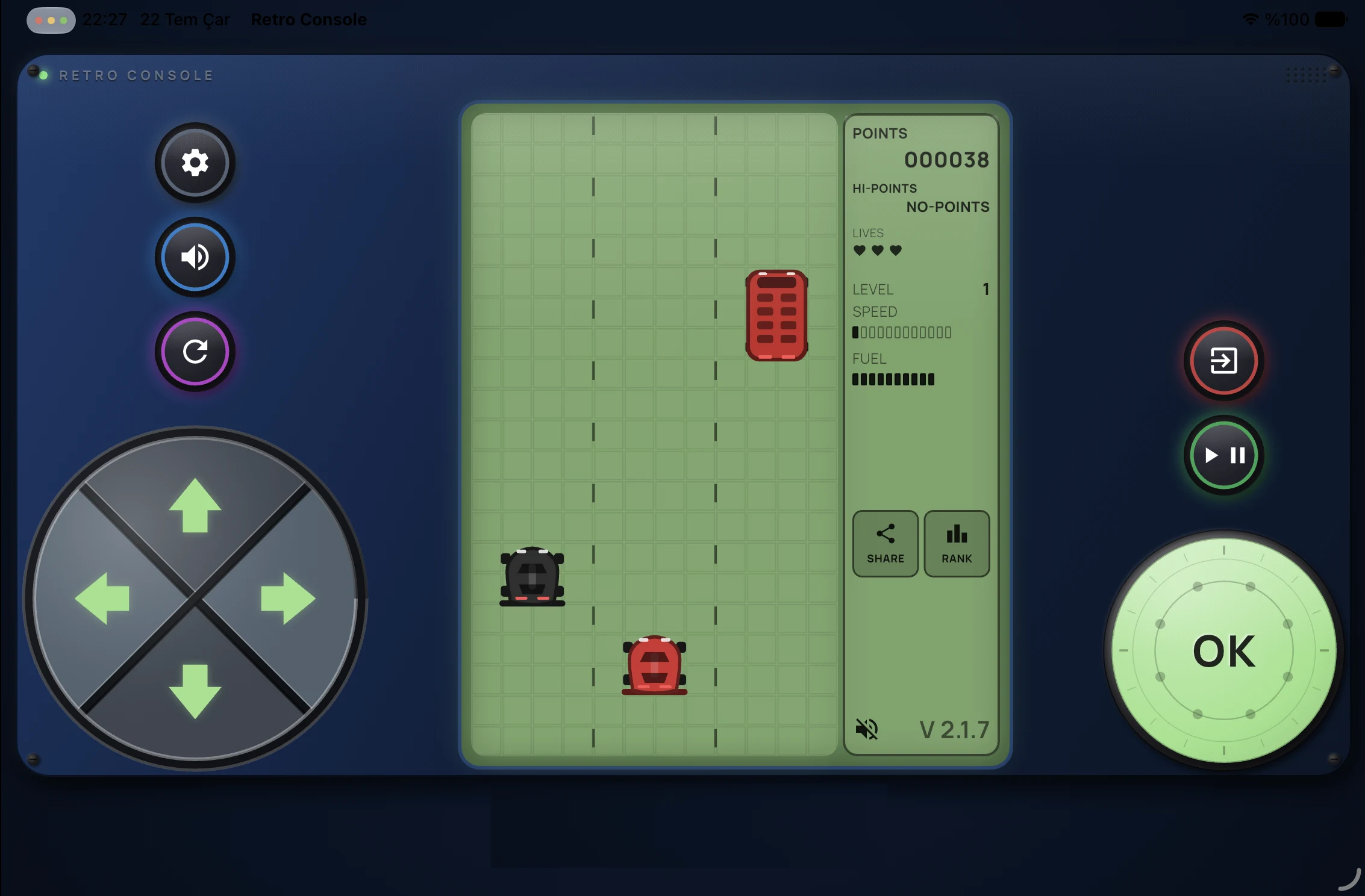 Retro Console screenshot